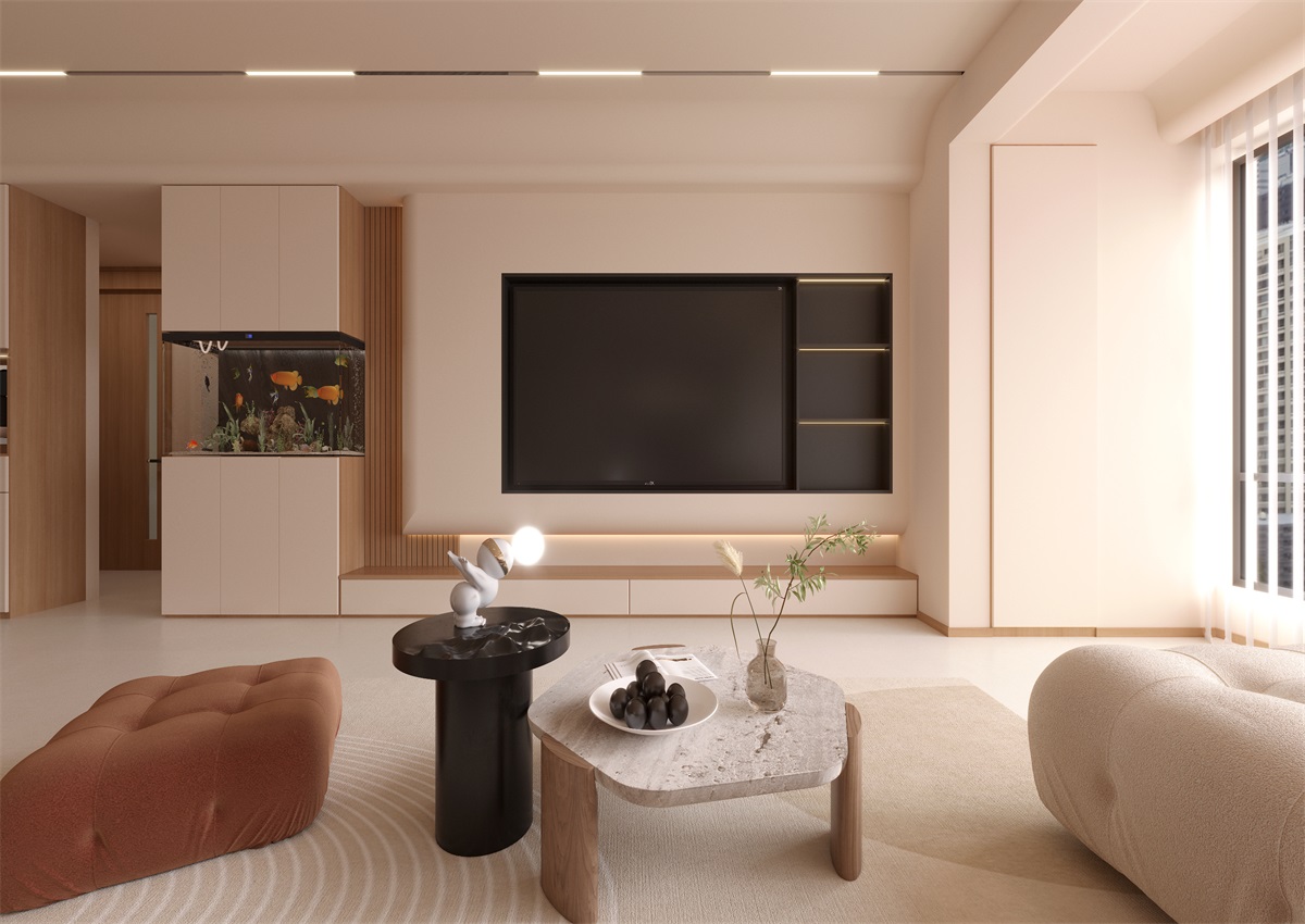 中海九樾143㎡ | 原木奶油風(fēng)的家，越看越愛(ài)！