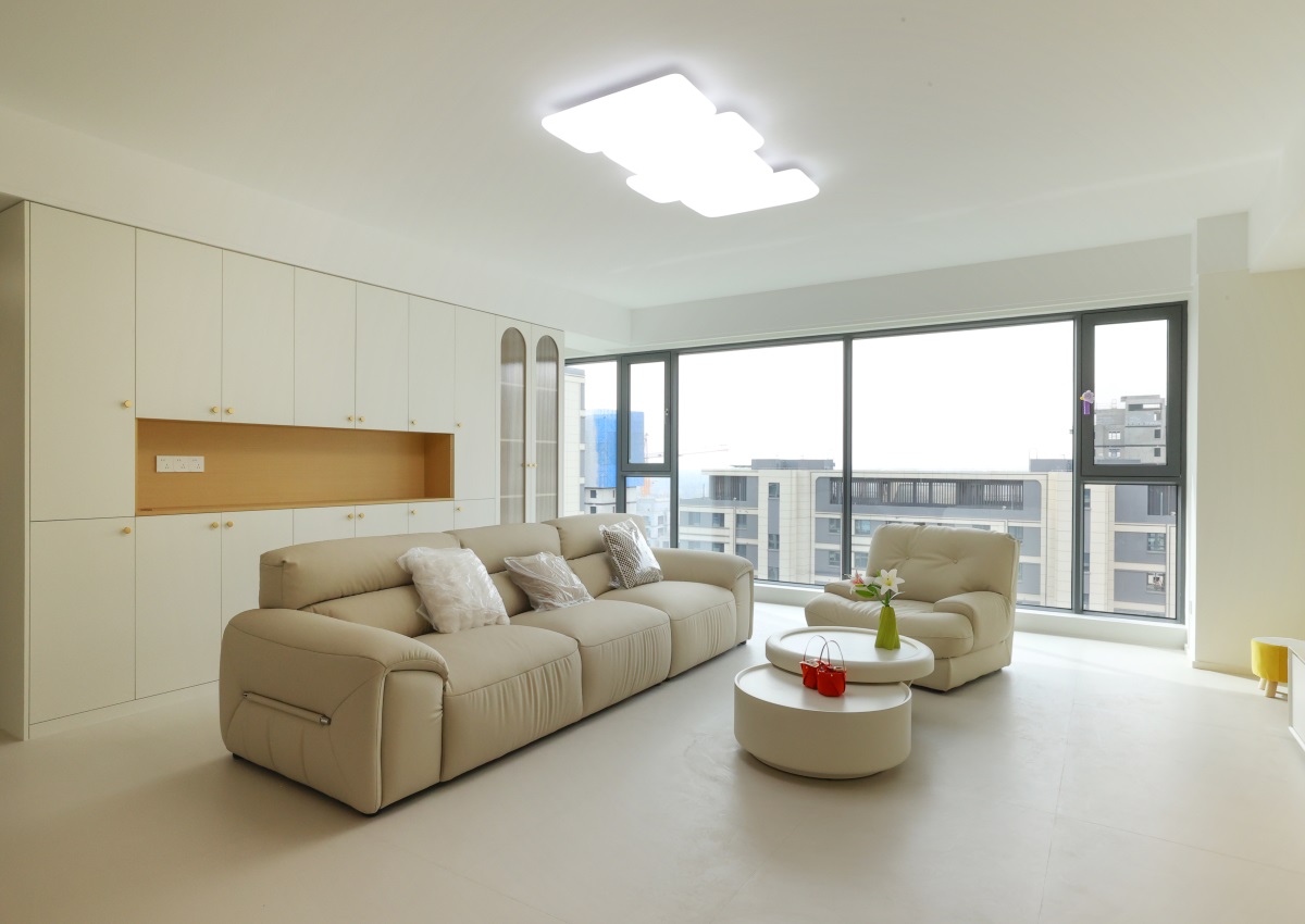 實(shí)景 | 萬錦公館143㎡奶油風(fēng)，藏進(jìn)角落里的寫意自然，讓焦慮瞬間清零！