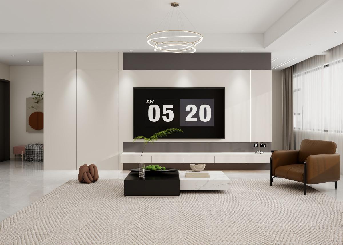 玉庭華府 | 135㎡現(xiàn)代簡(jiǎn)約風(fēng)，給生活做減法，舒適加倍！