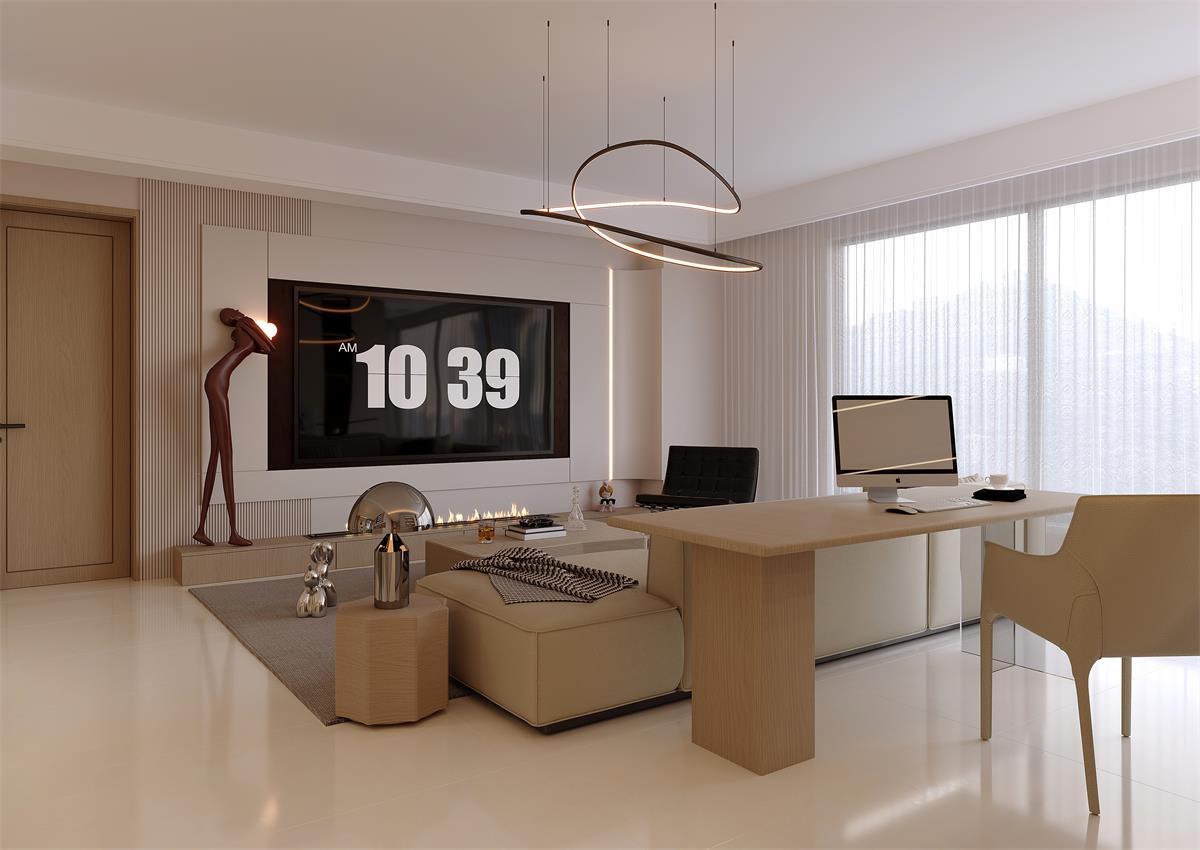 民生北府143㎡ | 奶白+原木打造的極簡(jiǎn)主義家，不是豪宅但很好宅~