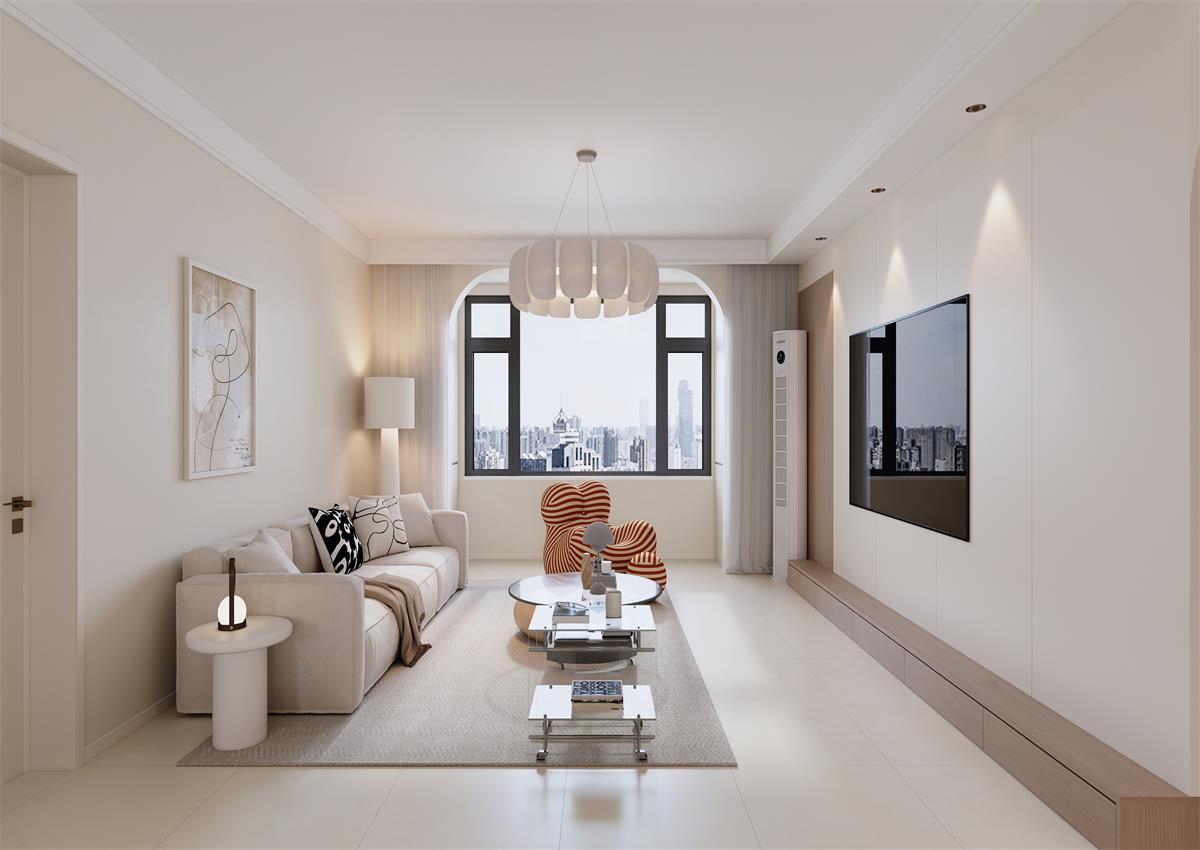 悅?！ぬ鞚櫢?53㎡ | 自帶溫柔濾鏡！奶油風(fēng)的家簡直是「松弛感」頂流！