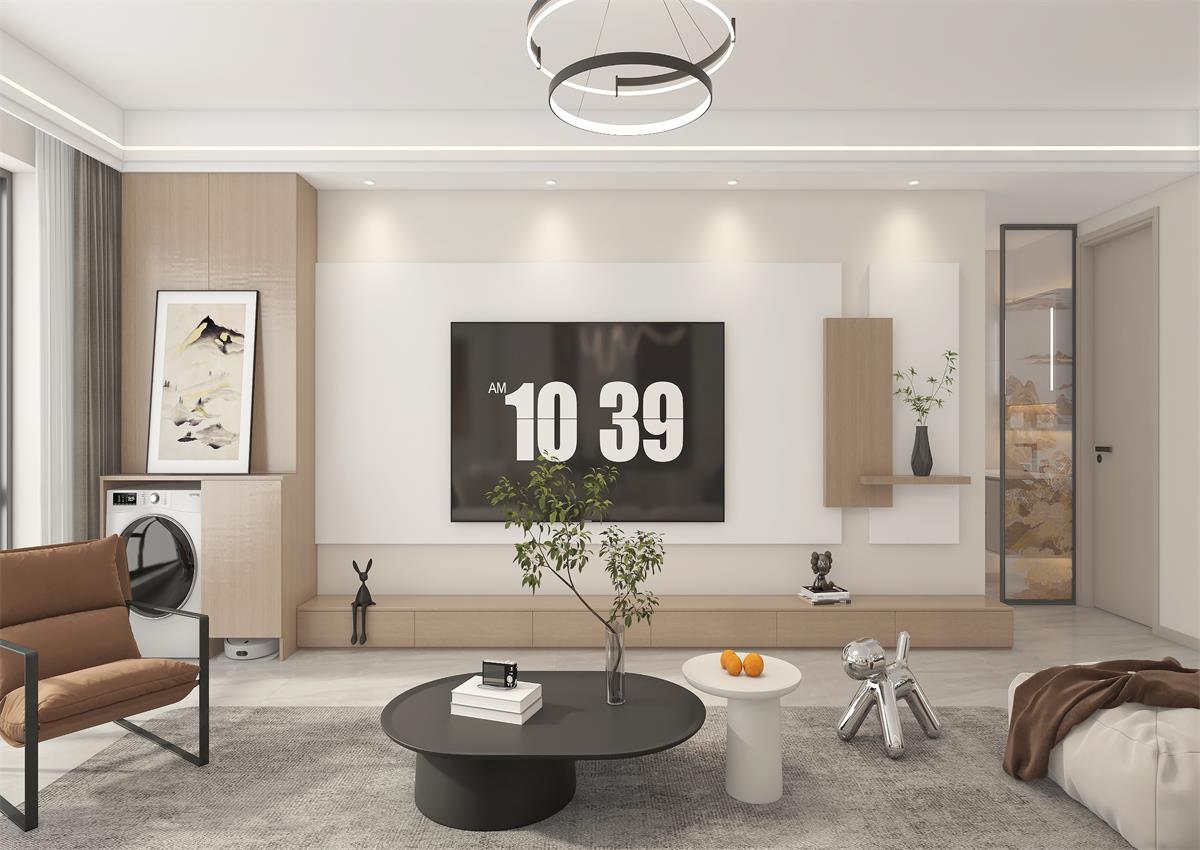 紫辰府128㎡ | 『奶油風(fēng)』不是刷個(gè)大白墻！溫馨、顯大、好打理才是核心！