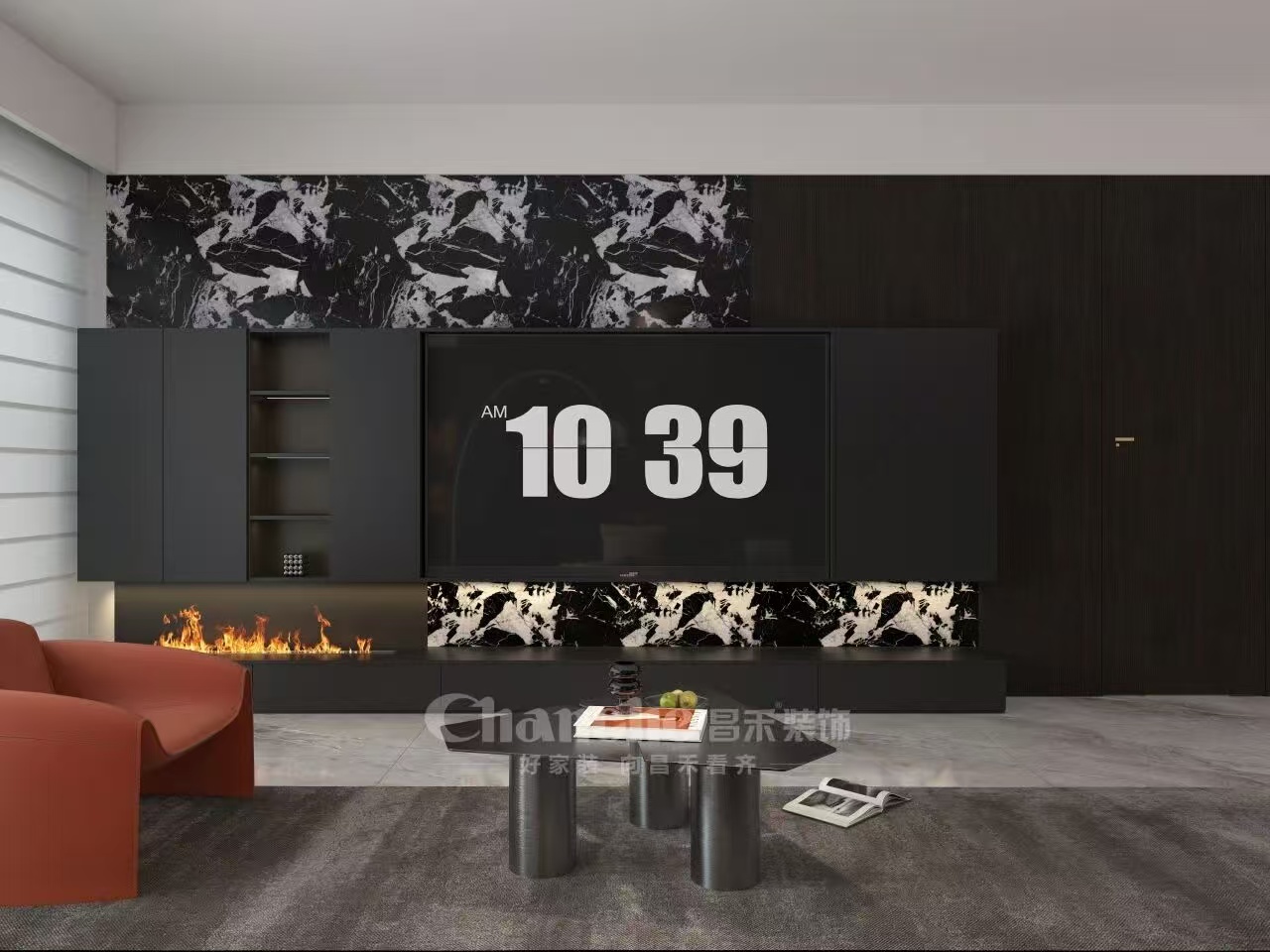 萬科錦曜129㎡ | 當初全家都反對的黑色系極簡風，幸好我堅持到底！