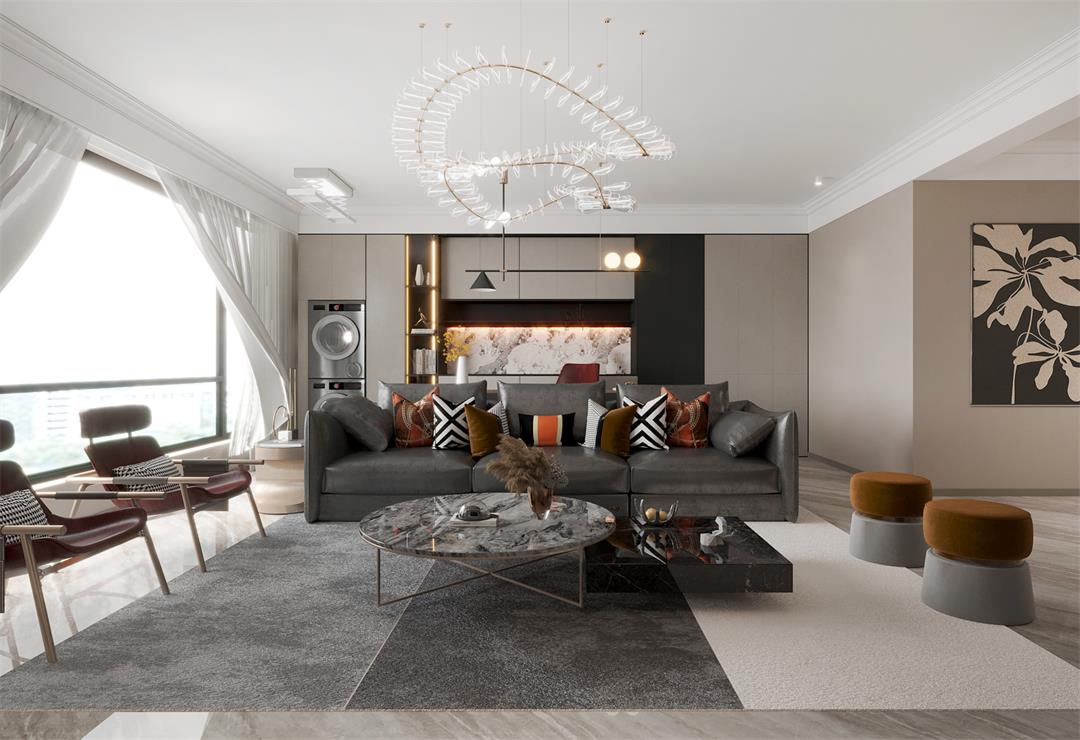 民生北府133㎡ | 沒(méi)跟風(fēng)！自己做主裝了現(xiàn)代風(fēng)的家，實(shí)用又耐看！